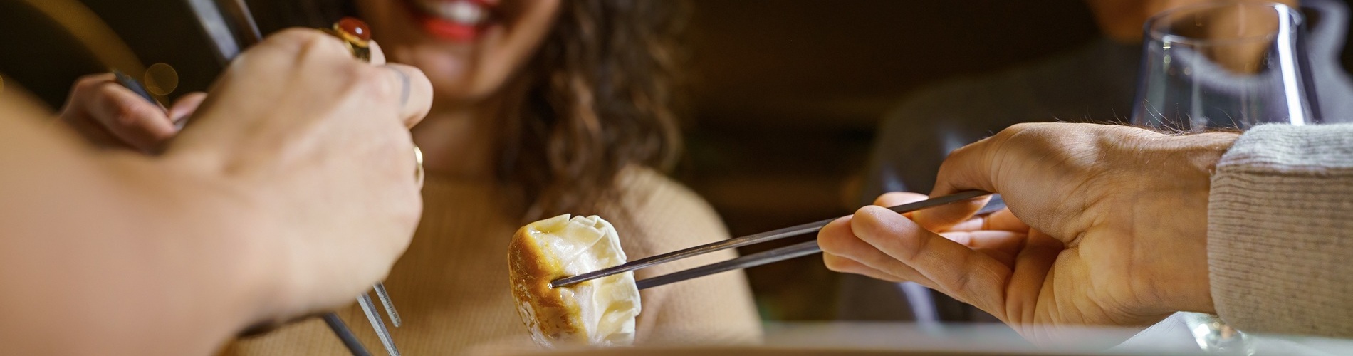 people sharing a meal